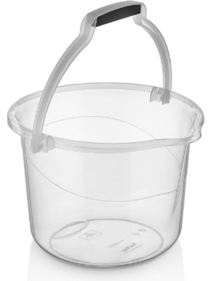 AyrStore Şeffaf Su Kovası 13 Lt Beyaz