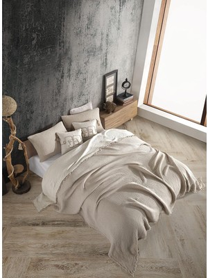 AyrStore 160X240 cm Tek Kişilik Müslin Yatak ÖRTÜSÜ%100 Pamuk 4 Katlı – Nefes Alan, Yumuşak, Doğal