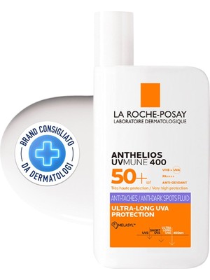 AyrStore La Roche-Posay Anthelios Uvmune Hevl+ Anti Dark Spots Fluid Spf 50+ Koyu Leke Karşıtı Yüz Güne�