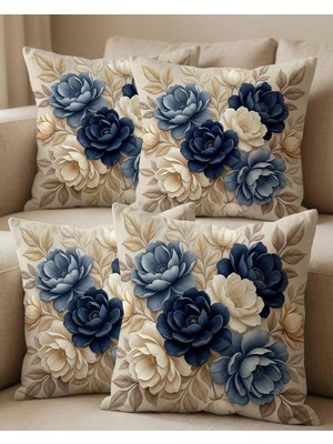 Tasarım Punch Kırlent Kılıfı 1 Adet 35X50 Modern Makine Işçiliği At Motif