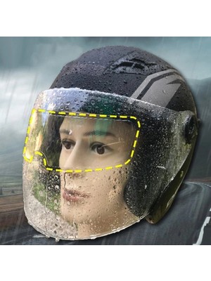 Ttt Motosıklet  Kaskı Içın Yağmur Kaydırıcı