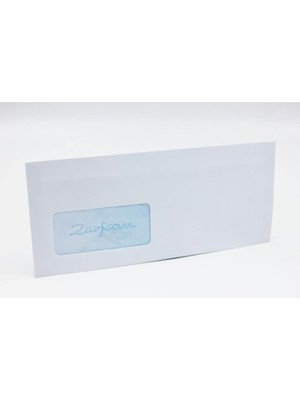 Zarfsan Diplomat Zarf Pencereli 10,5X24 110 Gram 1.hamur 500 Adet