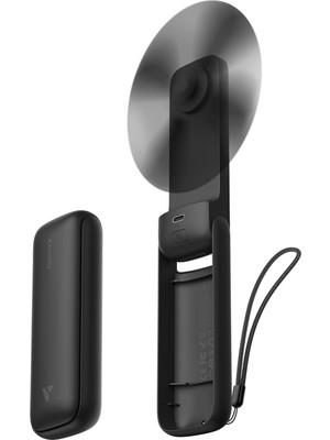 AyrStore Aecooly Ince Taşınabilir Fan, Ince Elde Taşınabilir Fan, USB Şarj Edilebilir Mini Kişisel [2