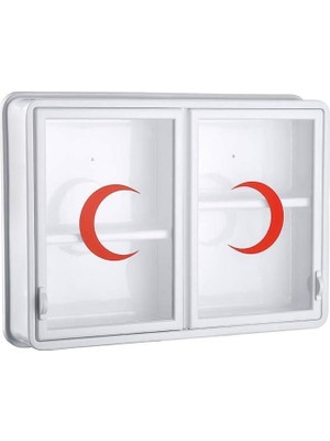 AyrStore Ecza Dolabı Pratik Açılır Kapanır Kapaklı 45CMX35CMX10CM-156