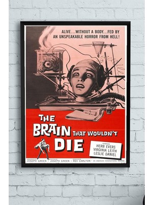 Brain That Wouldnt Die Bilimsel Çerçeveli Tablo 50X70CM