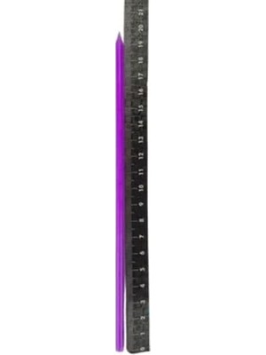 TeknoKapsül Mor Çubuk Mum 20 cm 6 Adet