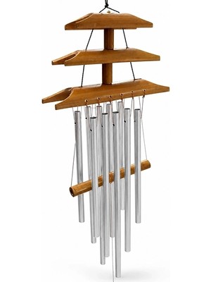 Karahanbey Bambu Metal Çubuklu Rüzgar Çanı NO:1027