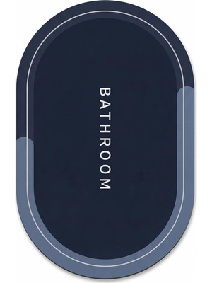 Sihirli Banyo Paspası, Su Emici, Kaymaz Tabanlı, Farklı Model Seçenekleri (Oval-4)