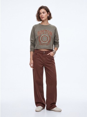 LTB Tencel Kahverengi Pantolon