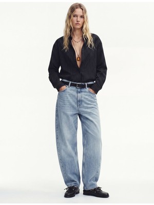 LTB Anna Barrel Fit Orta Bel Light Indigo Jean Pantolon