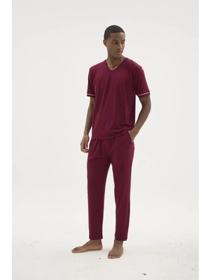 Melonika Kocabey KKT-26162 V Yaka Pijama Takımı