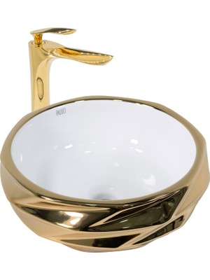 Paluci Nora White Gold Lavabo