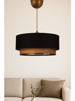 Ayrex Raffora Tekli Sarkıt Avize / 30X55 cm / 51-60 cm Yükseklik / Hasır Malzeme / E27 Uyumlu / E
