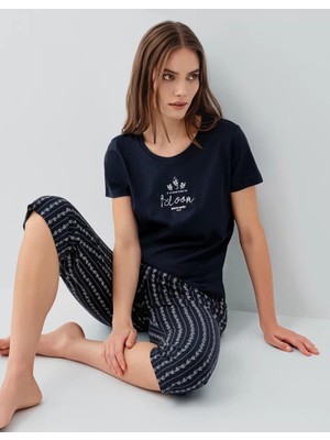Melonika Pierre Cardin 9207-S Kadın Kapri Ikili Takım