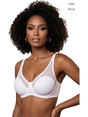 Melonika Tül Kaplı Soft C-Cup Sütyen Kadın 9200