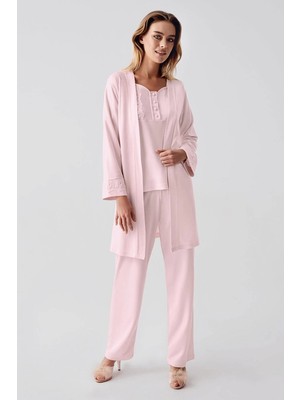 Melonika Freshness 321 Kadın Sabahlıklı Pijama Takımı