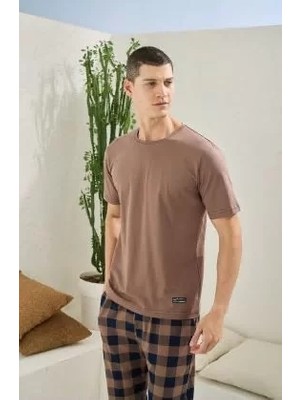 Melonika Erkek 2098 Erkek  O Yaka Pijama Takım