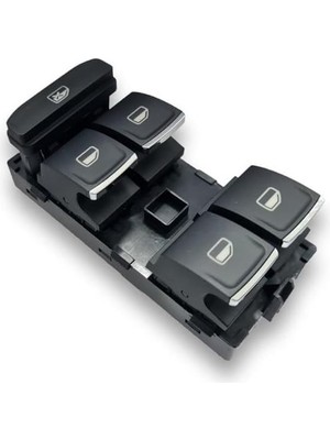 Ayrex VASS41 Sol Ön Kapı Dörtlü Cam Düğmesi Krom 5G0959857E Vw Tiguan ile Uyumlu 2016-2020
