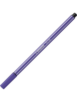 Ayrex Stabilo Pen 68 Premium Keçeli Kalem, Tek Kalem, Mor