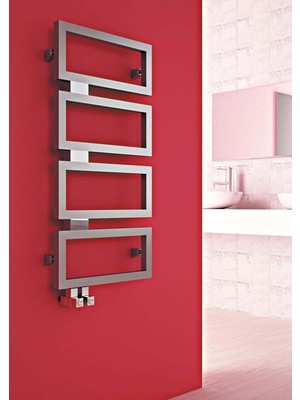 Ayrex Carisa Beck Paslanmaz Çelik Havlupan Modern Tasarım Satine 142 x 45 cm
