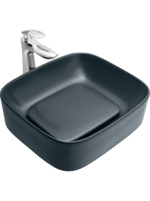 Paluci Arma Dark Gray Kare Lavabo