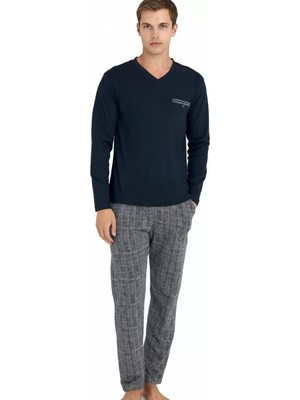 Melonika Kly V Yaka Pijama Takımı   9214