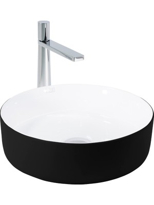 Paluci Helen Straight White Black Lavabo