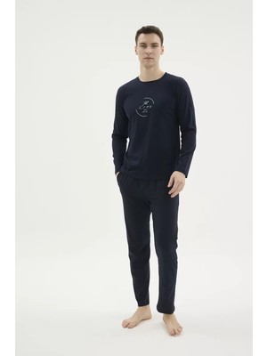 Melonika Kocabey 9213 Erkek O.yaka Pijama Takım