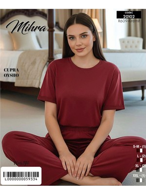 Melonika Mihra 20102 Kadın Oysho Kısa Kol Pijama Takımı