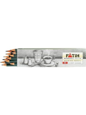 Ayrex Fatih Kurşun Kalem Dereceli B - 12'li Paket
