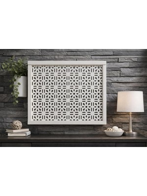 Ayrex Modern Dekoratif Sigorta ve Modem Saklama Gizleme Kutusu 30 * 40 * 10