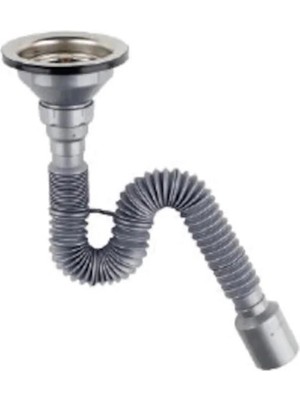Svoria Store Mey Ithalat® Çöpmak Kapalı Körüklü Evye Sifonu 50 mm