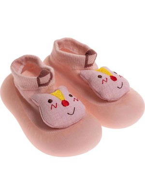 Hellobaby Kız Bebek Çarık Çorap Hayvan Baskılı