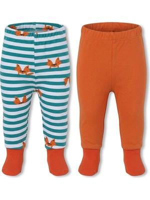Hellobaby Erkek Bebek 2li Pantolon Hayvan Baskılı Çoraplı
