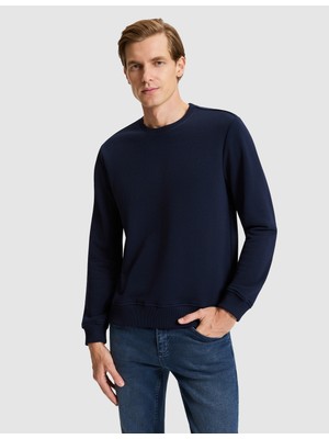 Pierre Cardin Lacivert Regular Fit Basic Sweatshirt 50334023 VR033