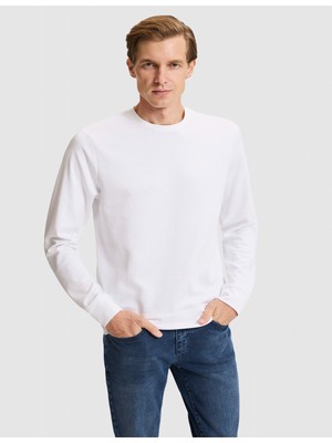 Pierre Cardin Ekru Regular Fit Sweatshirt 50331623 VR019