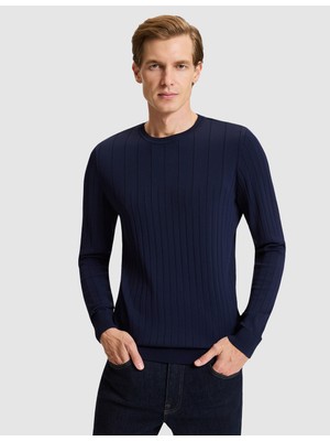 Pierre Cardin Lacivert Slim Fit Kazak 50330165 VR033