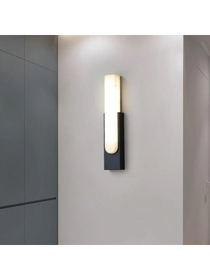 Cata 10 W Hawai Iki Yönlü LED Duvar Aplik - Gün Işığı (3000K) - Siyah - IP54 - CT-7067