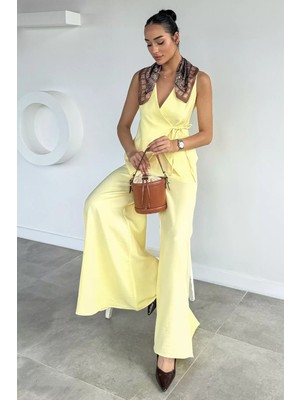 Gülseli Yelek Pantolon Ikili Takım P-00022353