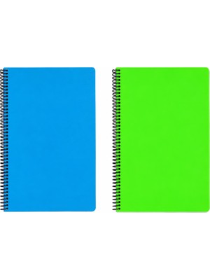 Attack Spiralli Defter Seti 2’li – 72 Yaprak Kareli + 72 Yaprak Çizgili A4 Defter