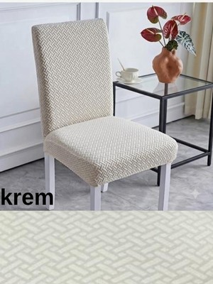 Kanway E Baha Dokuma Jakar Kumaş, Eteksiz, Sandalye Kılıfı. Yıkanabilir, Esnek, Lastikli Sandalye Örtüsü. ( 1  Adet )