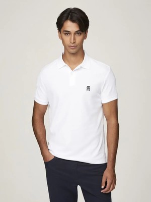 Tommy Hilfiger Imd Reg Polo Erkek Beyaz T-Shirt - MW0MW33167