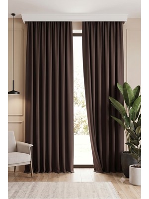 Miabella Home Mr.stock Blackout Işık Geçirmez Güneşlik Fon Perde Tek Kanat  - 12189