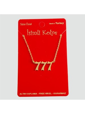 Zero Land Ilkestor Uğurlu Rakamlar Uçlu Kolye 7