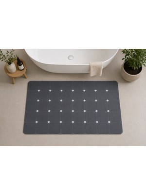 Nest Aura Nestaura Banyo Paspası – 45X70 Cm, Kaymaz Duş ve Küvet Matı, Bebek Dostu, Modern Banyo Aksesuarı