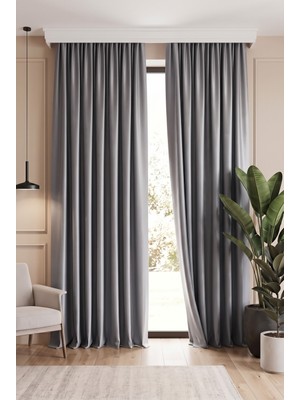 Miabella Home Mr.stock Blackout Işık Geçirmez Güneşlik Fon Perde Tek Kanat  - 12189