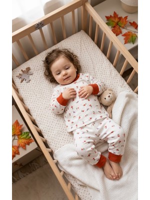 CemBebe Kız Bebek Baharlık Kışlık Pijama Takımı Yumuşacık Esnek Rahat Kumaş