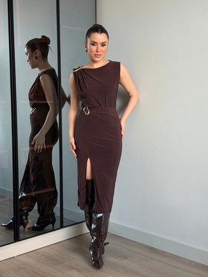 Toka Detaylı Yırtmaçlı Ikili Takım
