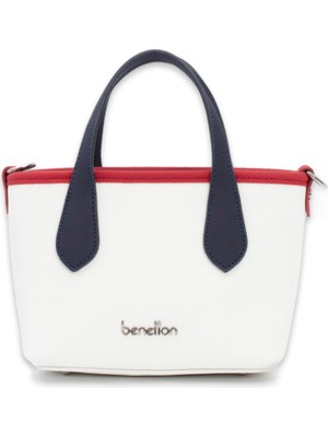 Benetton BNT_1827 15X17X10 Çapraz Beyaz Kadın Çanta