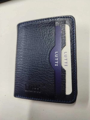 Lutti Mıknatıslı Hakiki Deri Kartlık Cüzdan